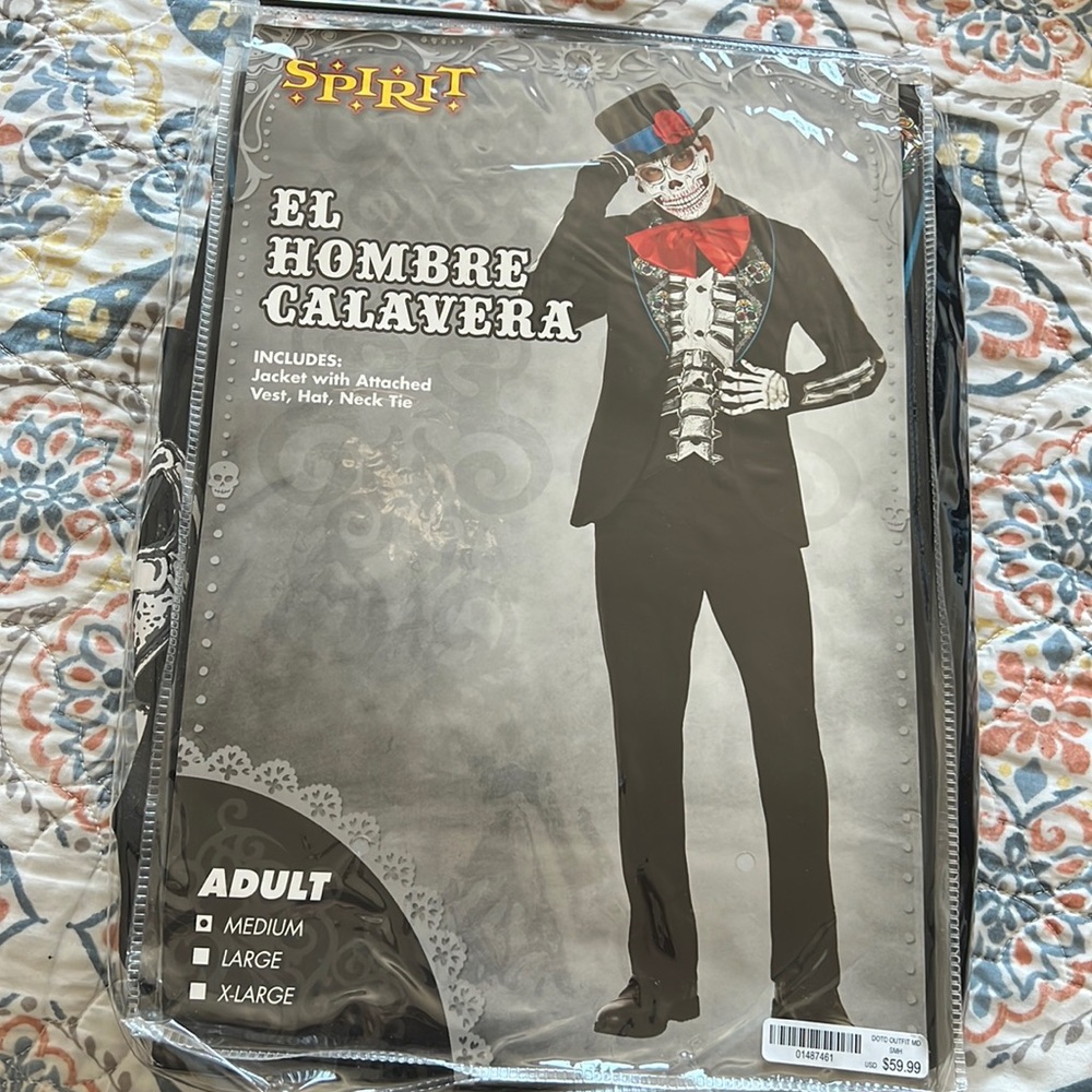 El hombre calavera costume